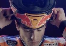 MotoGP, Marquez presenta il nuovo casco per il 2021