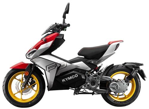 Kymco F9. Scooter elettrico da 110 km/h che si carica in 2 ore (2)