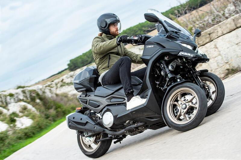 Kymco CV3: il maxi scooter a tre ruote arriver&agrave; nel 2021