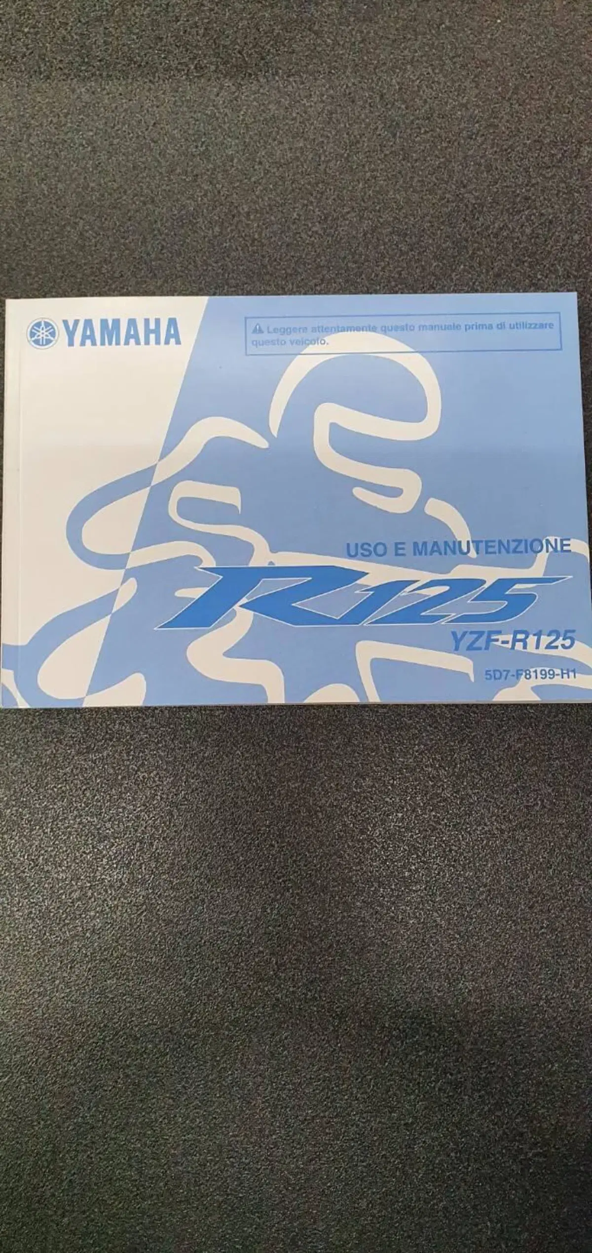 USO E MANUTENZIONE MANUALE YAMAHA PER YZF R125