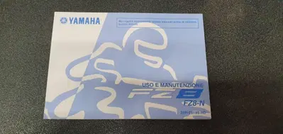 USO E MANUTENZIONE MANUALE YAMAHA&nbsp;PER FZ8 FZ8 N
