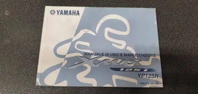 USO E MANUTENZIONE MANUALE YAMAHA PER XMAX 125
