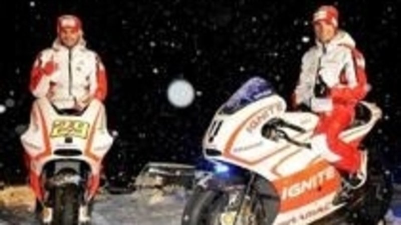 Andrea Iannone presenta la sua Ducati MotoGp 2013