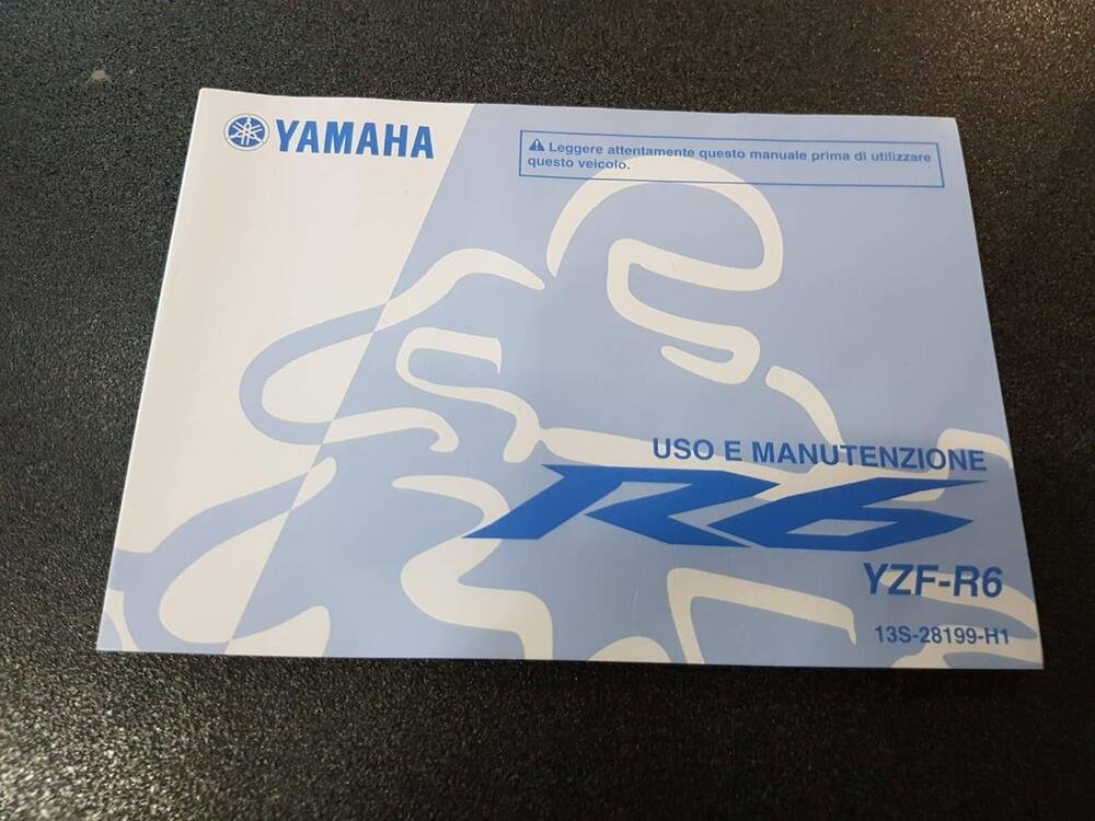 USO E MANUTENZIONE MANUALE YAMAHA PER YZF-R6