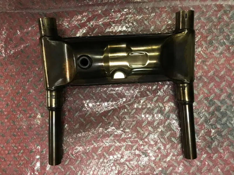 Marmitte Calif.Vintage completa di collettori VV Moto Guzzi (8)