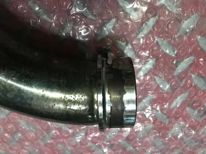 Marmitte Calif.Vintage completa di collettori VV Moto Guzzi (10)