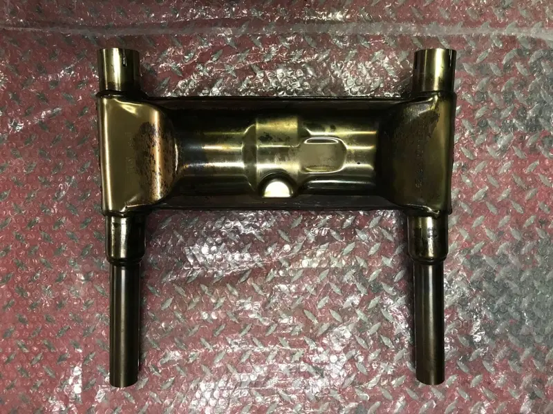 Marmitte Calif.Vintage completa di collettori VV Moto Guzzi (4)