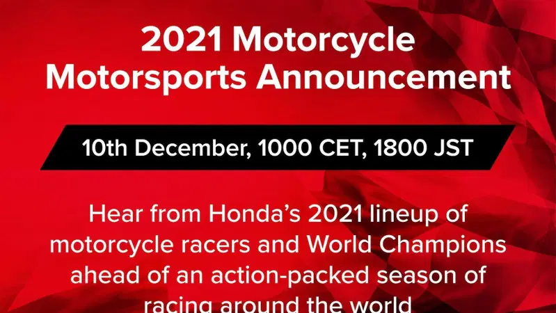 Honda HRC: la presentazione dei team in streaming