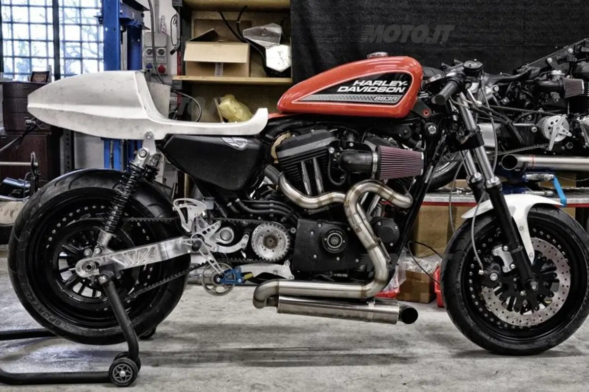 Al Motor Bike Expo di Verona Free Spirits presenta la sua Harley-Davidson 883R (6)