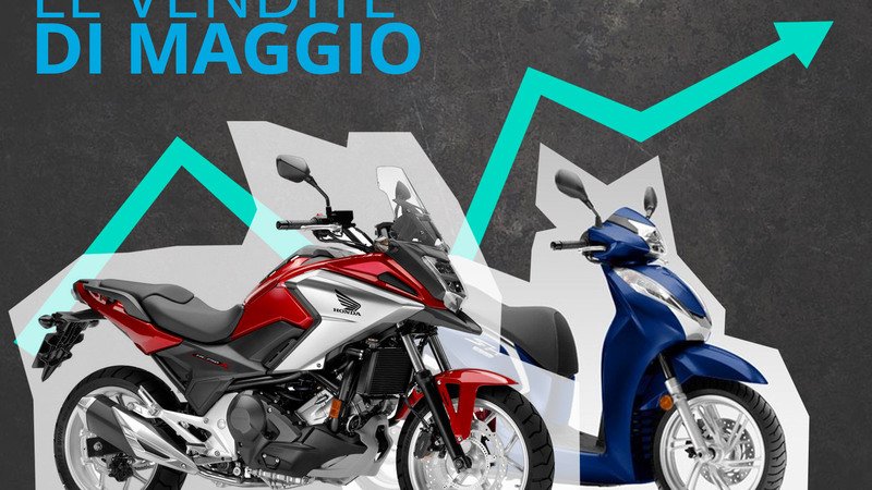 Mercato a maggio, le moto accelerano: +27%. le Top 100