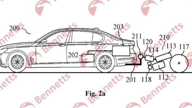 BMW brevetta la ruota a traino: un po&#039; generatore un po&#039; moto
