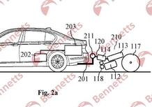 BMW brevetta la ruota a traino: un po' generatore un po' moto