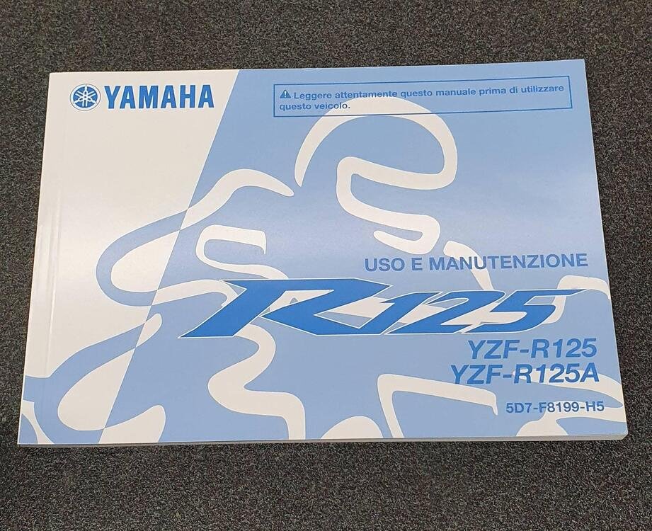 USO E MANUTENZIONE MANUALE YAMAHA YZF R125-R125A