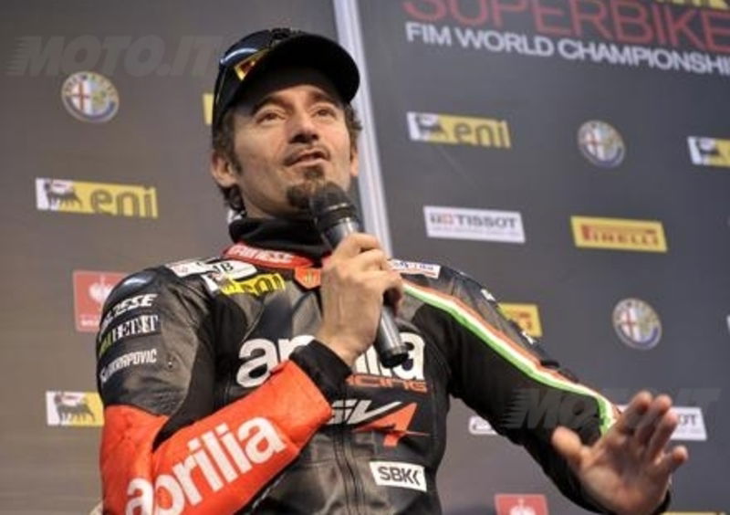 Max Biaggi commentatore TV della Superbike