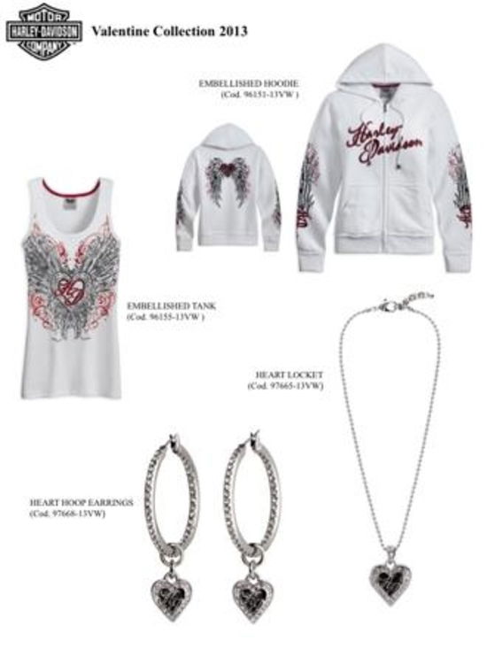 Harley-Davidson: collezione MotorClothes Valentine 2013