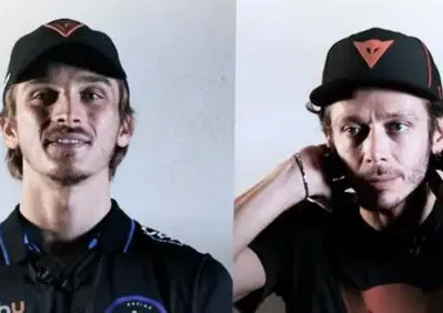 Valentino Rossi e Luca Marini: il faccia a faccia tra i “fratelli rivali” [VIDEO]