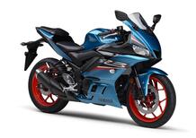 Yamaha YZF-R3, con il colore blu Cyan di tendenza