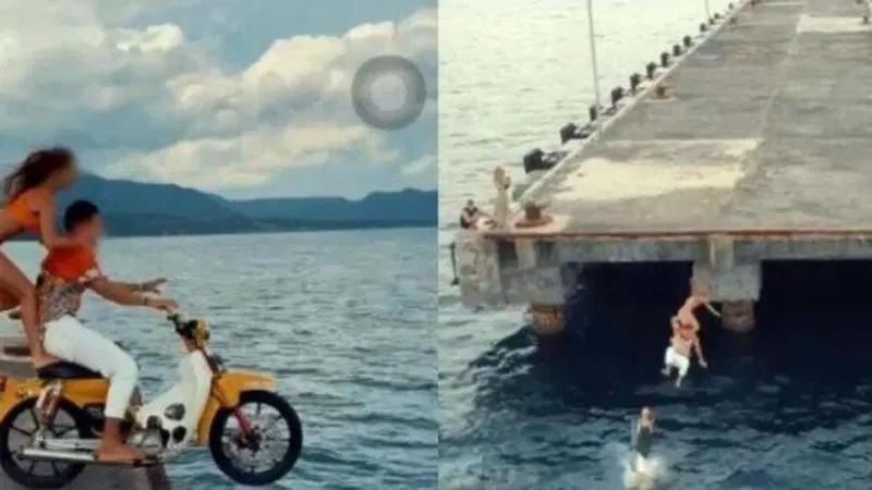 Con la moto nell&rsquo;oceano a Bali: l&rsquo;influencer russo provoca un mezzo incidente diplomatico [VIDEO VIRALE]