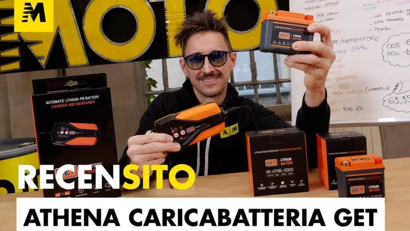 Caricabatterie e batterie off-road firmate GET by Athena! Prestazioni e design...