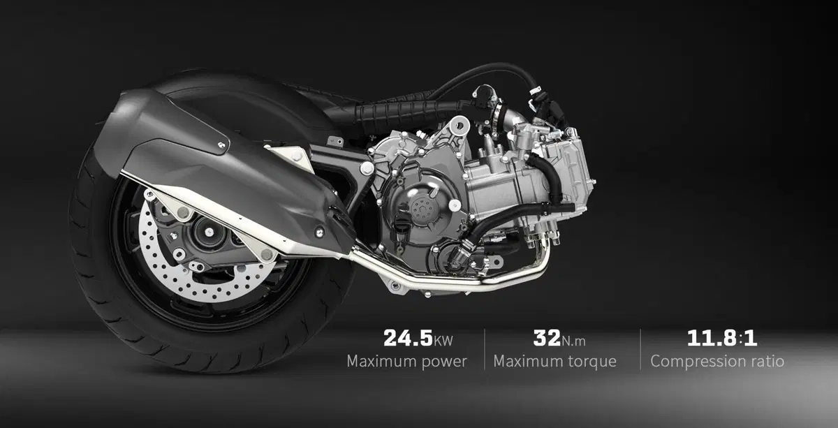 Nuovo Zontes M 310, scooter competitivo (7)