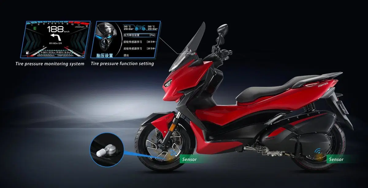 Nuovo Zontes M 310, scooter competitivo (6)