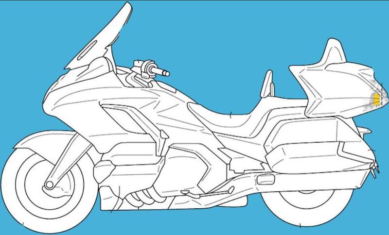 Honda registra un brevetto per il radar posteriore sulla Gold Wing