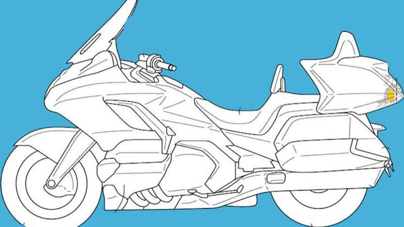 Honda registra un brevetto per il radar posteriore sulla Gold Wing