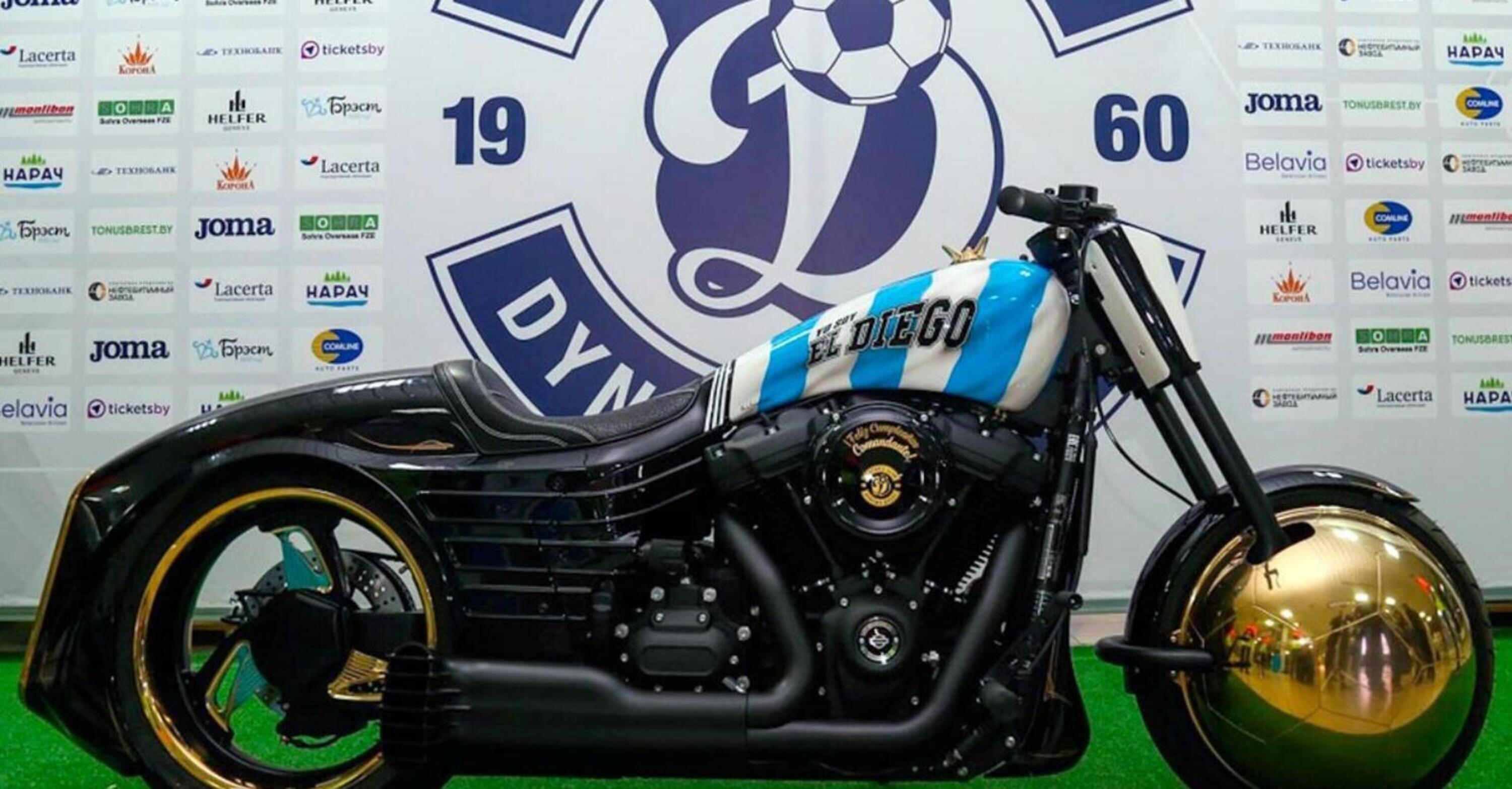 Anche una Harley-Davidson nell&#039;eredit&agrave; di Diego Maradona