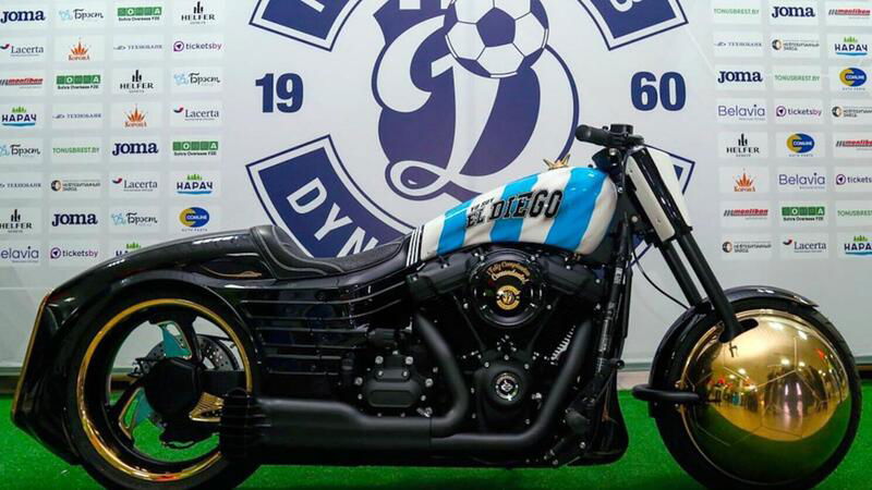 Anche una Harley-Davidson nell&#039;eredit&agrave; di Diego Maradona