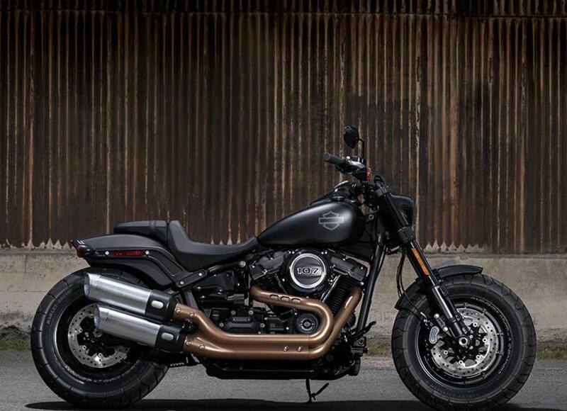 La Harley-Davidson Fat Bob 107 di serie