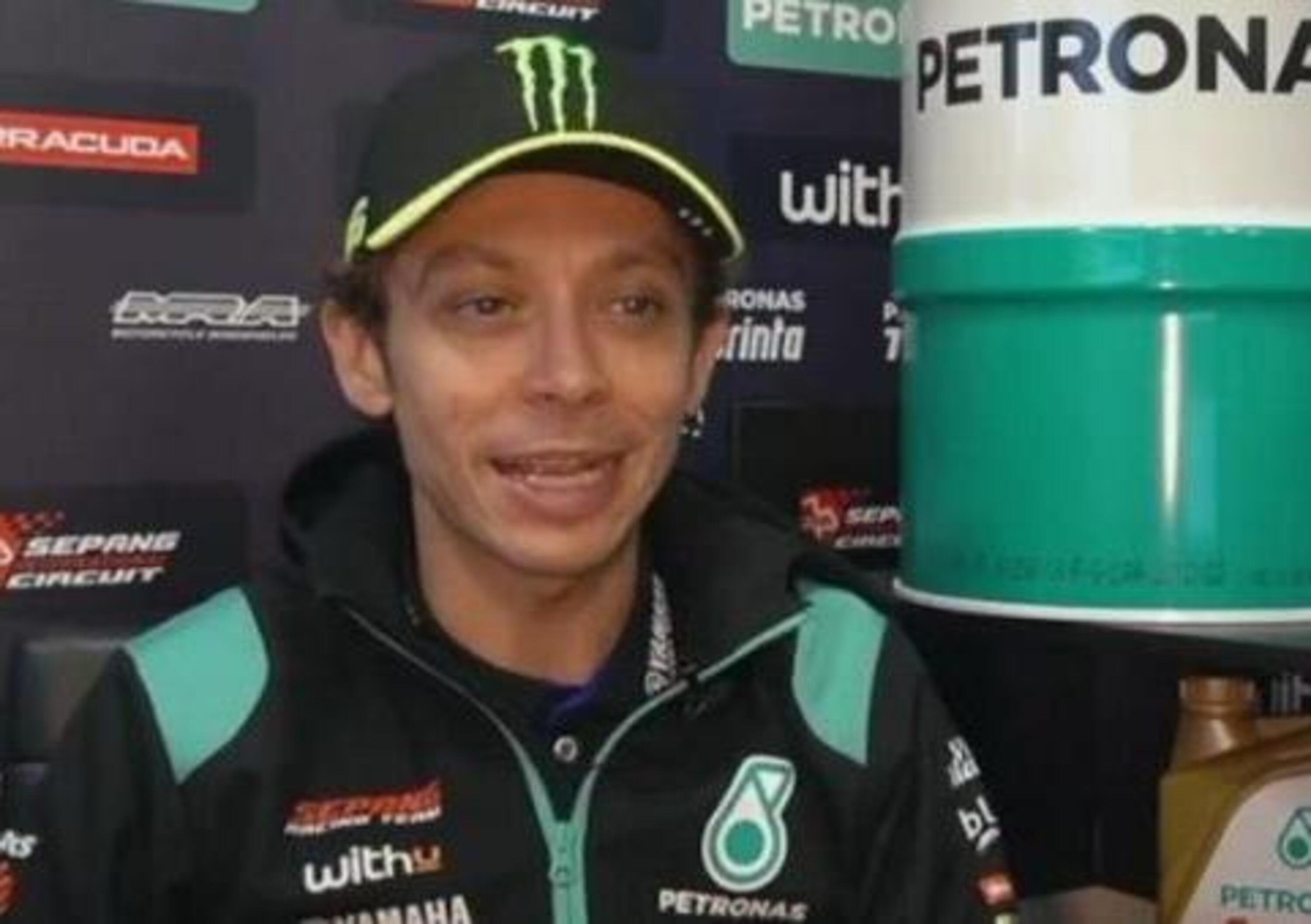 MotoGP. Valentino Rossi: la prima uscita pubblica con i colori Petronas [VIDEO]