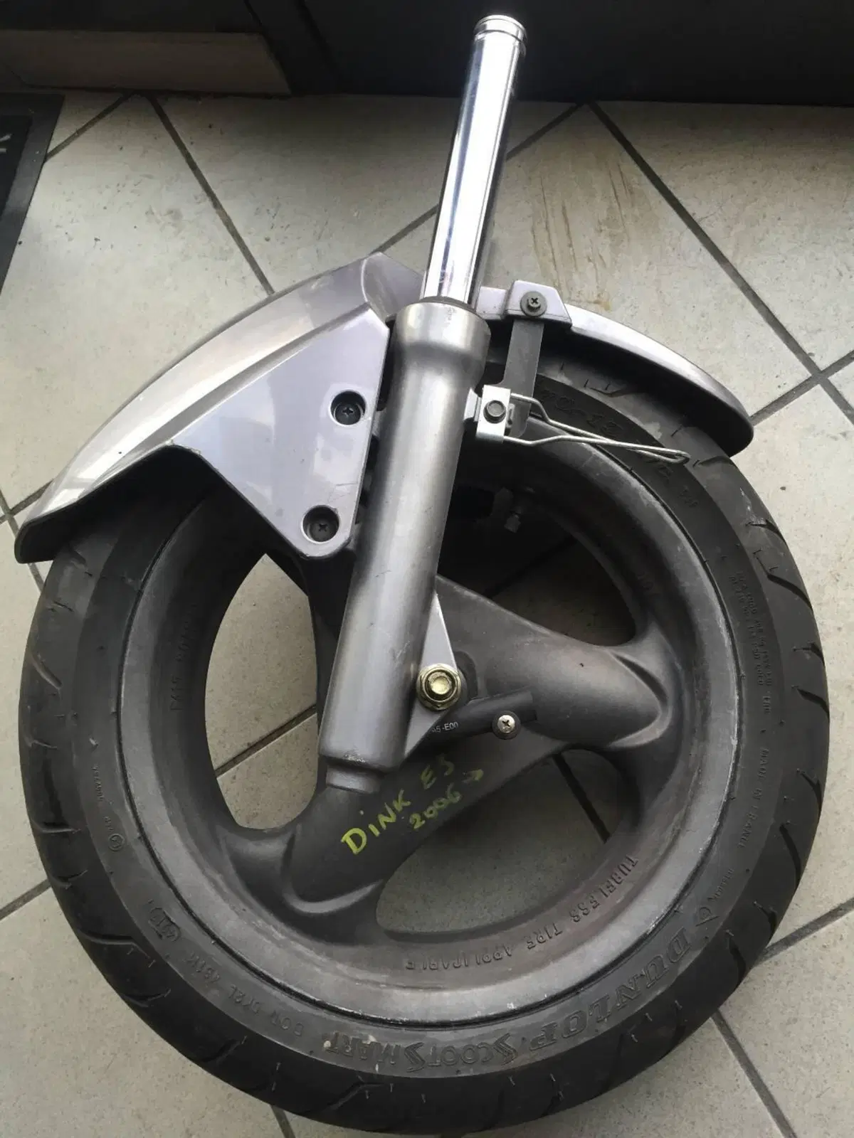 Ruota+ forcella anteriore Kymco Dink