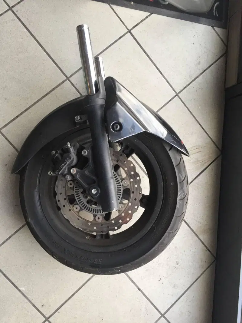 Ruota+forcella+parafango ant Kymco DT125
