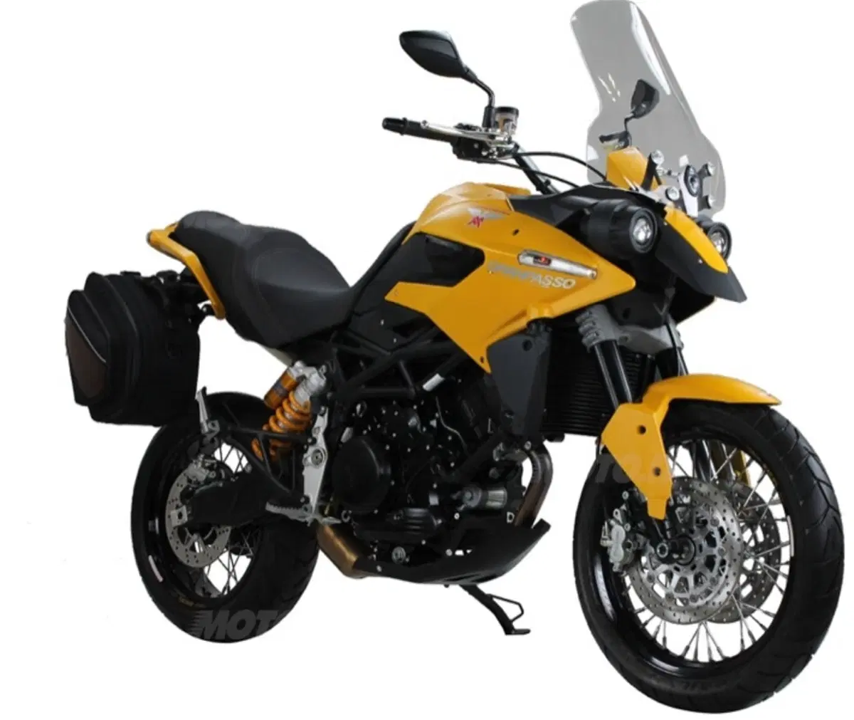 Moto Morini Granpasso 1200 Travel Yellow  (4)