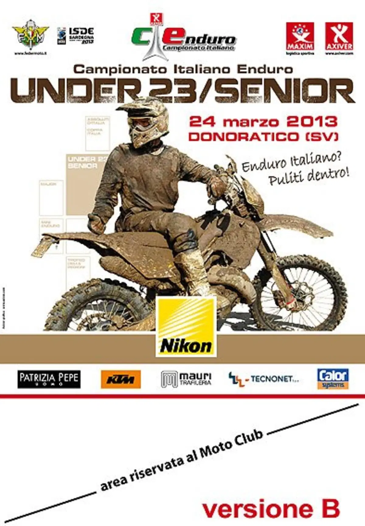 Concorso. Scegli l’immagine ufficiale dei Campionati Italiani Enduro 2013