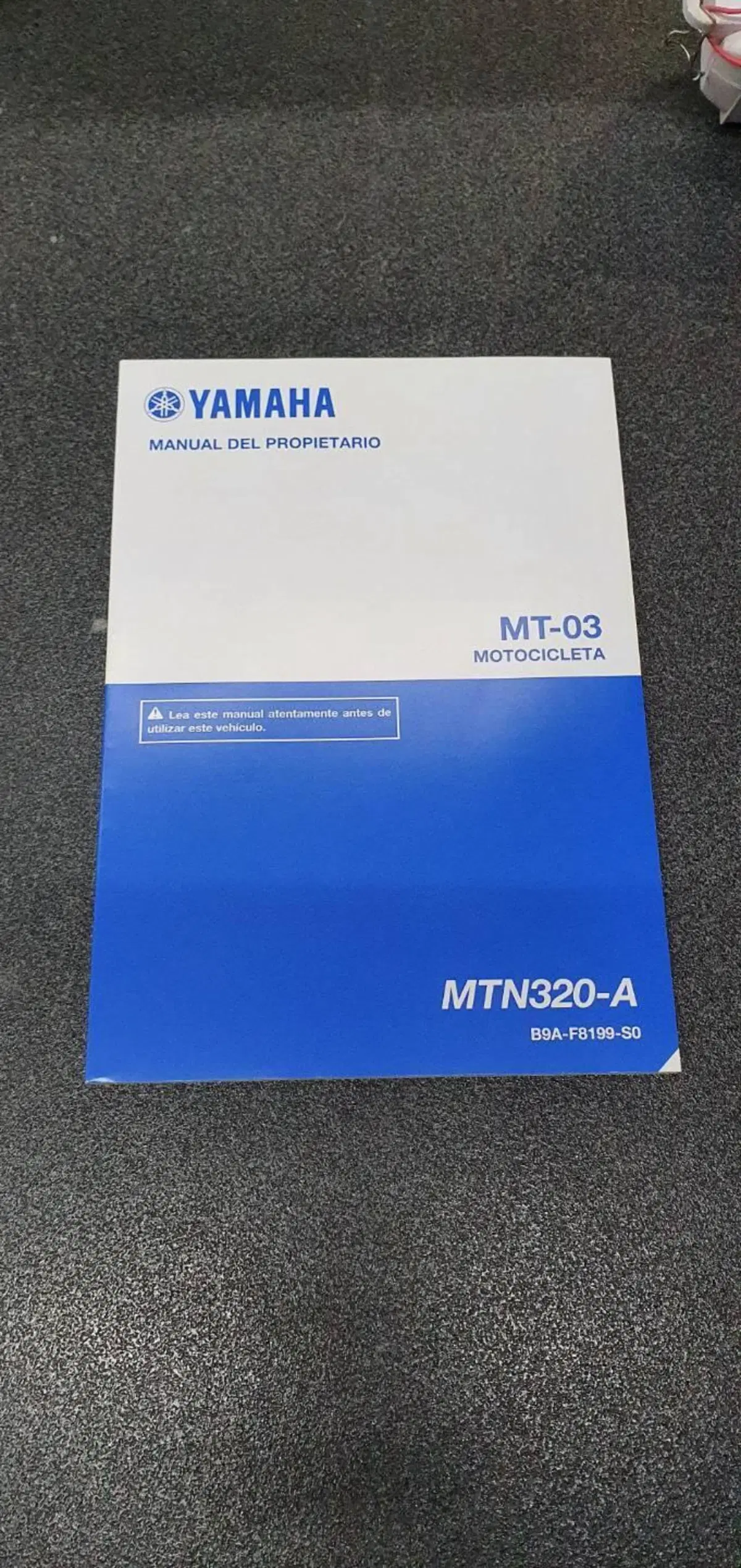 USO E MANUTENZIONE MANUALE YAMAHA MT-03 IN SPAGNOL