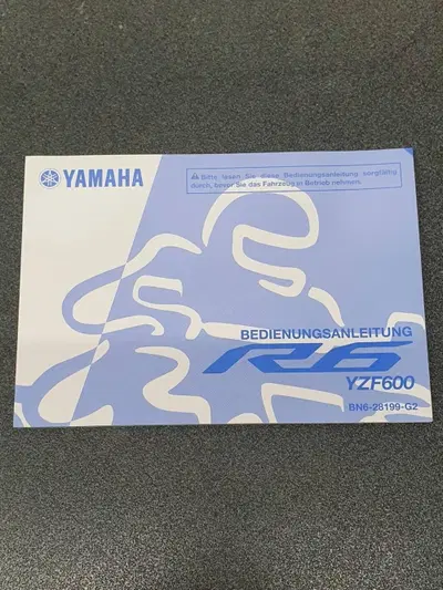 USO E MANUTENZIONE MANUALE YAMAHA R6 600 IN TEDESC