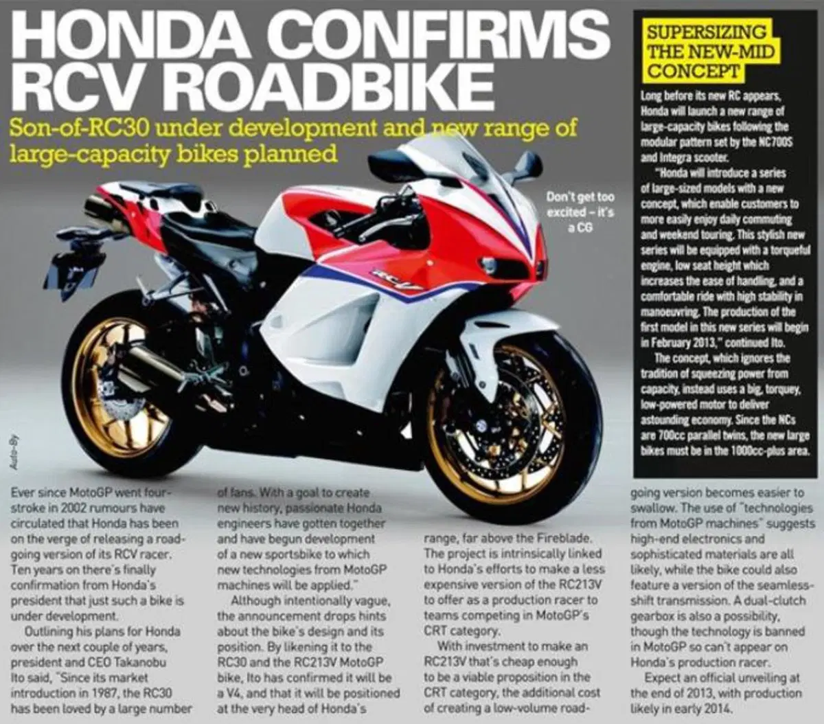 Nuova Honda Supersportiva in arrivo?