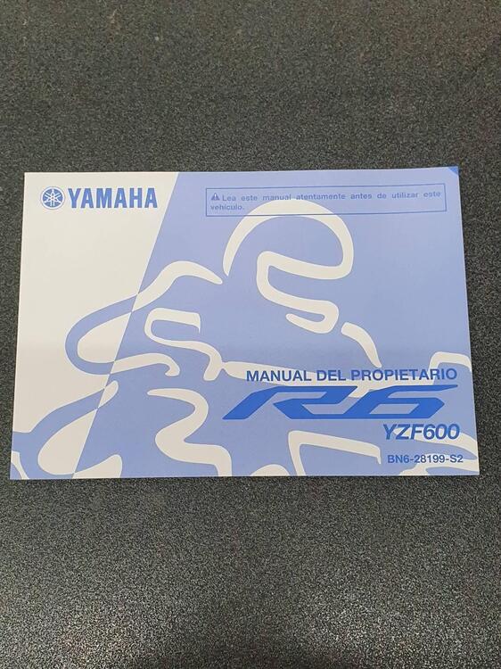 MANUTENZIONE MANUALE YAMAHA PER YZF-R6 600 SPAGNOL