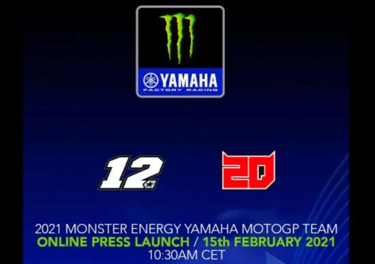 MotoGP 2021: per il Team Yamaha Monster Energy presentazione online il 15 febbraio