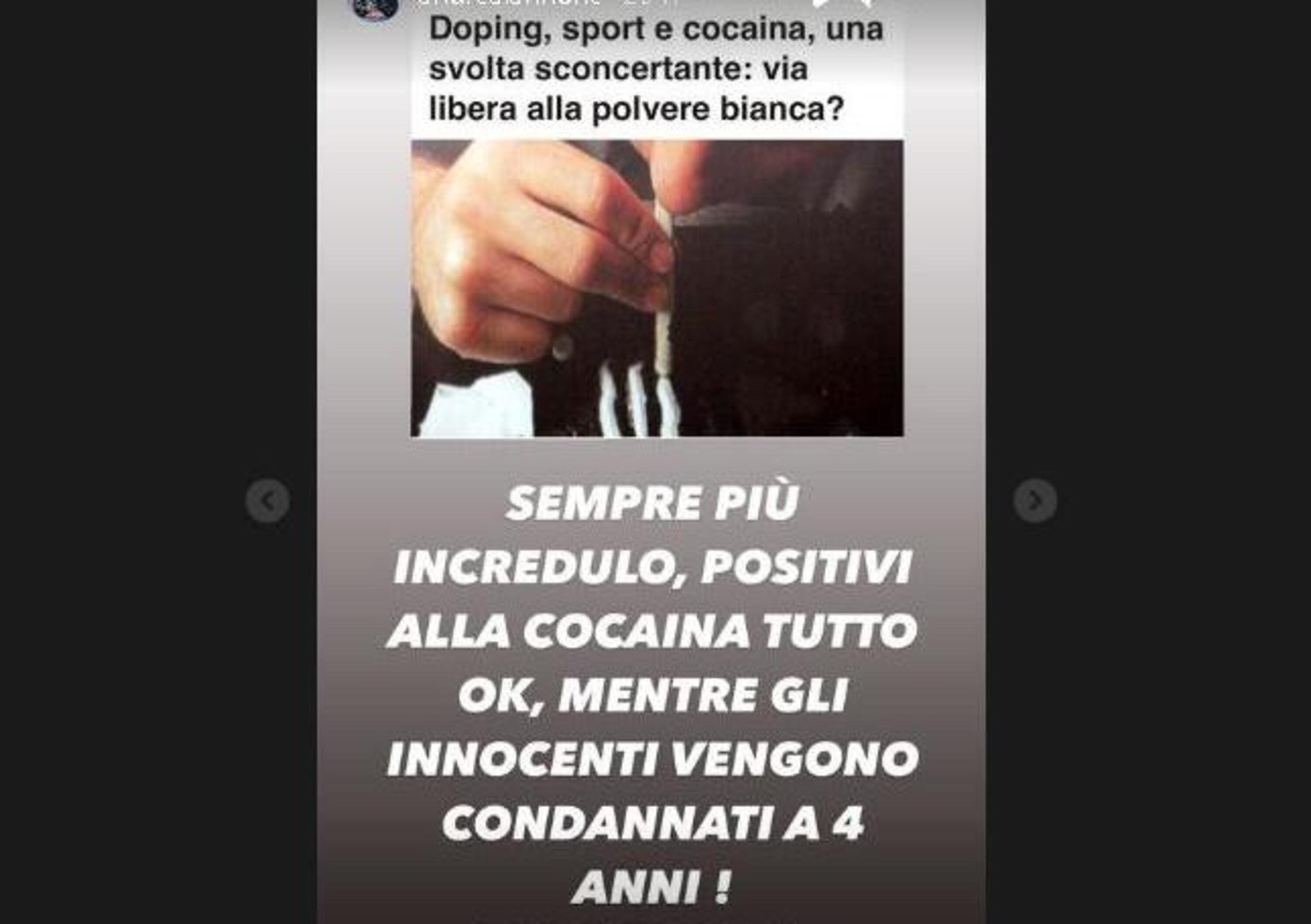 MotoGP. Lo sfogo social di Andrea Iannone dopo le nuove regole su doping e uso di sostanze stupefacenti