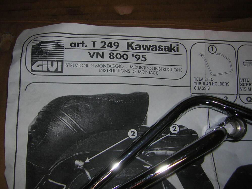 telaietti GIVI T249 per KAWASAKI VN 800 1995 (3)