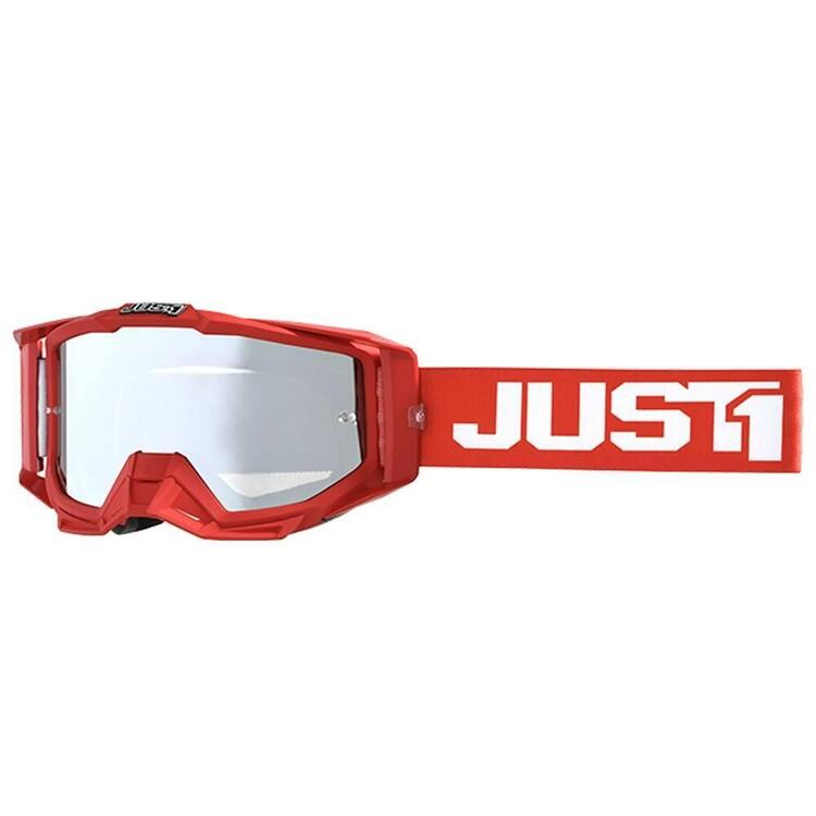 JUST1 GOGGLE IRIS TRACK RED-WHITE