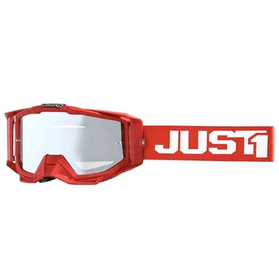 JUST1 GOGGLE IRIS TRACK RED-WHITE