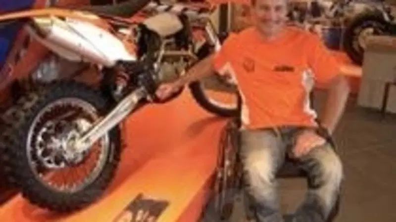Nicola Dutto, l'"Alex Zanardi" delle moto: sar&agrave; apripista all'Italian Baja!