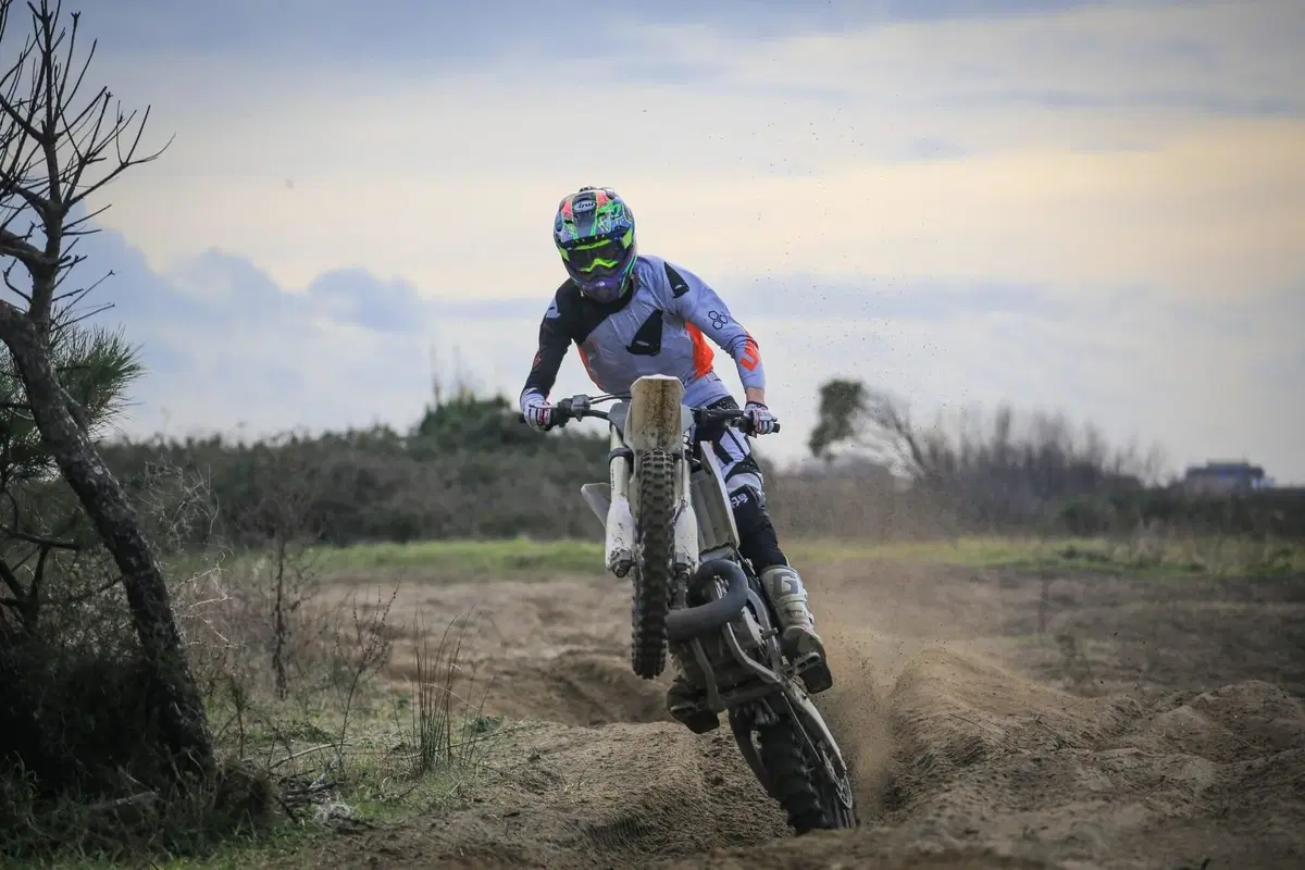 Pietro Salina nel 2021 nel Team Maddii Racing insieme a Fantic Motor