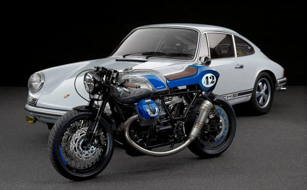 Moto Guzzi V9 Rhapsody in Blue. La café racer di Arctos (2)