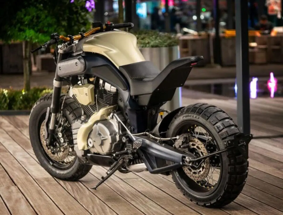 Titan Motorcycles Blue Falcon: una Yamaha MT-01 ancora più selvaggia (3)
