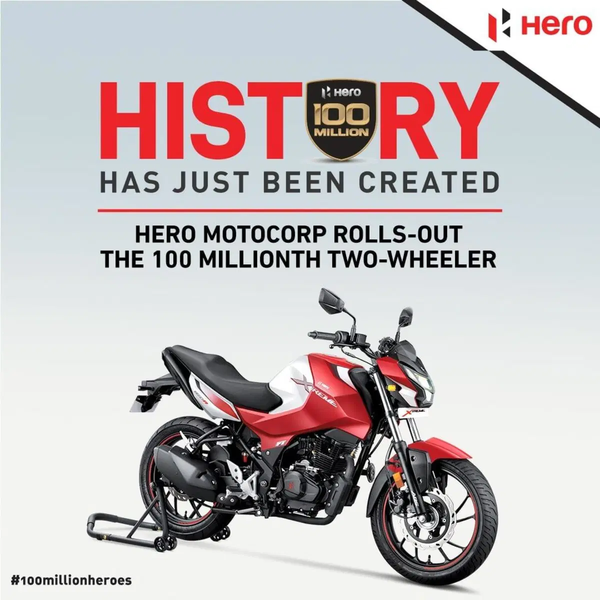 Hero MotoCorp: ecco la sua moto numero 100.000.0000 (3)