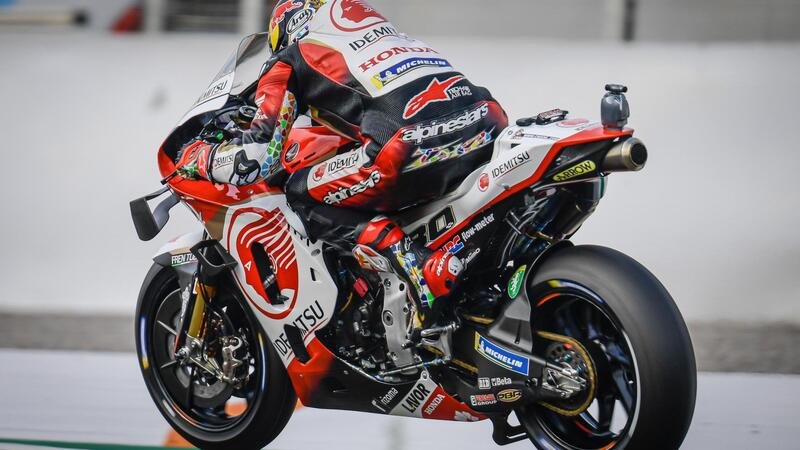 MotoGP, Nakagami la &quot;punta&quot; Honda nei test